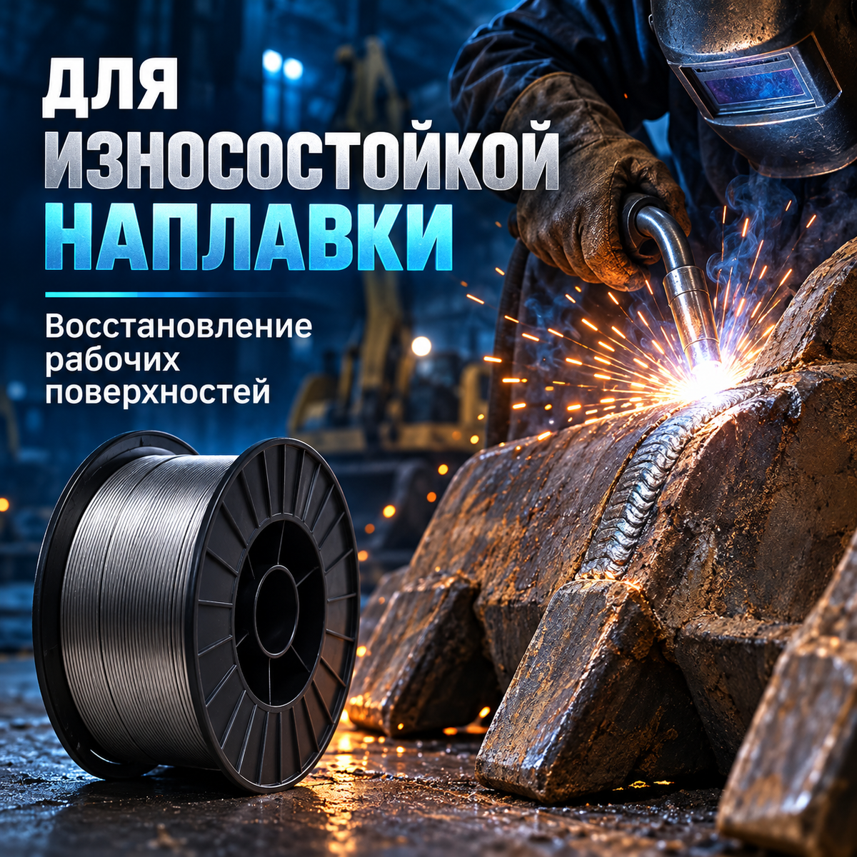 Рутиловая порошковая сварочная проволока E71T-1 для наплавки и ремонта