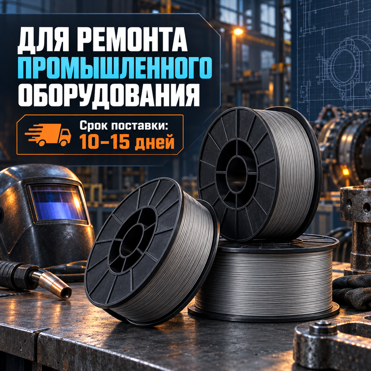 Рутиловая порошковая сварочная проволока E71T-1 для наплавки и ремонта