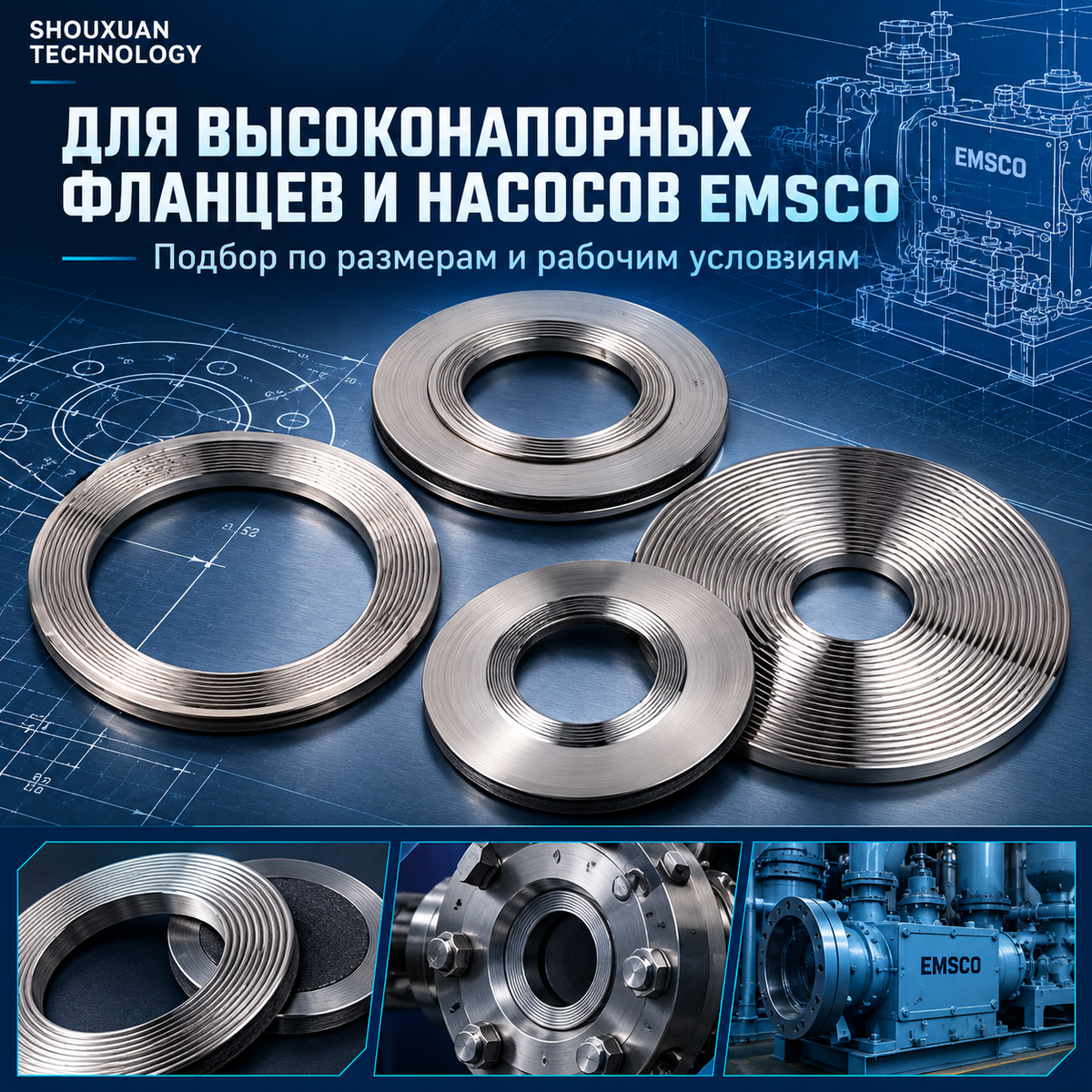 Stainless Steel Serrated Gasket with Graphite for High-Pressure and High-Temperature Flanges