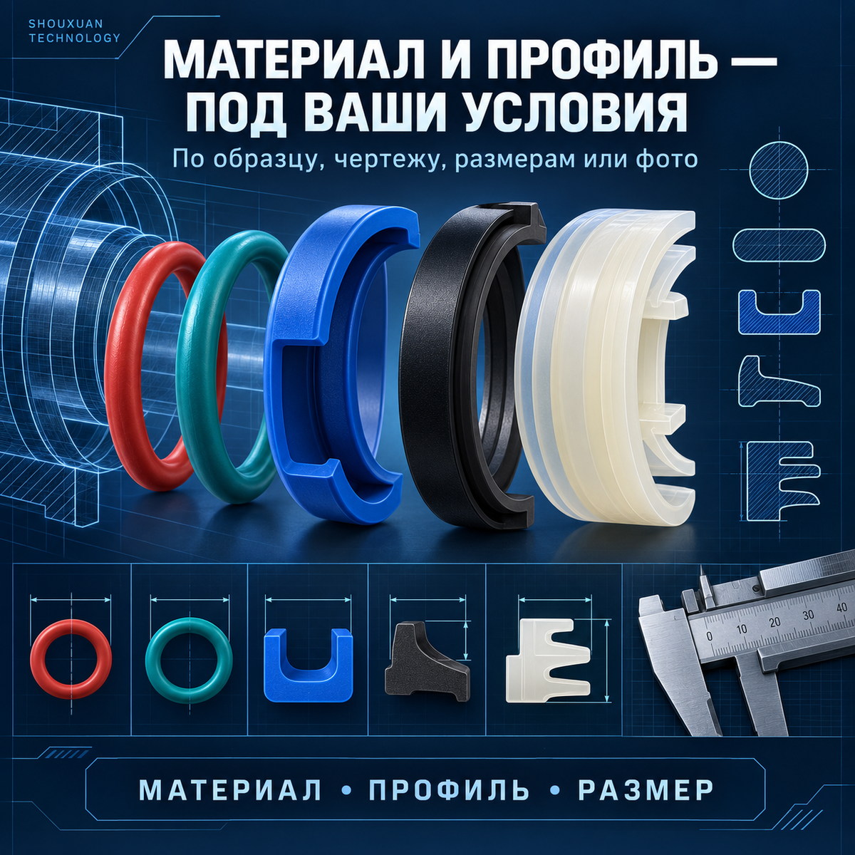 Custom sealing products for discontinued and special equipment