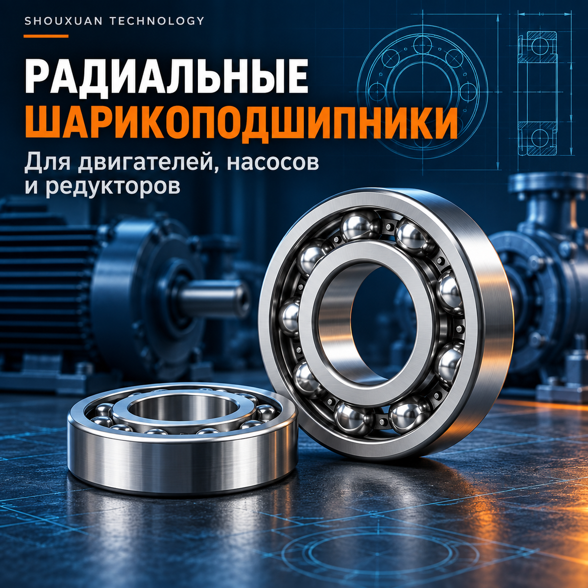 Radial ball bearings, accuracy class P6 / P5, radial clearance C3